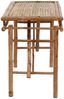 Gartentisch Klappbar, Balkontisch 115x50x75 cm Bambus Bild 3