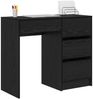 vidaXL Schreibtisch Schwarz Eichen-Optik 90 x 37,5 x 75 cm 869491 Bild 3