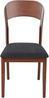 Esszimmerstuhl 2er Set ALVIN Holz Dunkler Holzfarbton Bild 5
