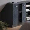 Küchenschrank für Dachschrägen R-Line Schwarz Beton 80 cm mit 2 Türen, Schrankkorpus 60 cm Tiefe Vicco Bild 4