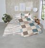 Westminster Biber Bettwäsche 135x200 Karo silber puder braun 172162-75 Bild 5