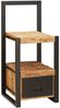 vidaXL Ankleidehaken mit Regal Braun 40 x 40 x 90 cm Massivholz Mango 4015985 Bild 3