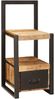 vidaXL Ankleidehaken mit Regal Braun 40 x 40 x 90 cm Massivholz Mango 4015985 Bild 4