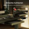 Schubladen-Organizer unter dem Schreibtisch, 41x27x5cm, Hochwertiger Stahl, Ausziehbarer Platzsparer Grün Bild 3