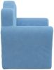 vidaXL Kindersofa Blau Weich Plüsch 357044 Bild 4