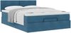 vidaXL Ottoman-Bett mit Matratze Dunkelblau 140x190 cm Samt 3311703 Bild 5