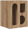 vidaXL Nachttisch 2 pcs Artisan-Eiche 40 x 35 x 50 cm Holzwerkstoff 891263 Bild 5