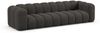 Micadoni Modulares Sofa Lupine 4-Sitzer Chenille Eden Dunkelgrau Bild 2