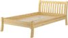 Komfortables Einzelbett Seniorenbett 120x200 Gästebett Kiefer massiv V-60.61-12Rollrost und Matratze inkl. Bild 2