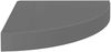 vidaXL Eck-Schweberegale 4 Stk. Hochglanz-Grau 25x25x3,8 cm MDF 323894 Bild 3