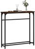 Konsolentisch, Beistelltisch, Konsole Räuchereiche 75x19,5x75 cm Holzwerkstoff Bild 3