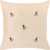 Kissen 2er Set Tiermuster TALINUM Samtstoff 45 x 45 cm Beige Bild 4