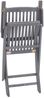 vidaXL Klappbare Gartenstühle 8 Stk. mit Kissen Massivholz Akazie 3078265 Bild 4