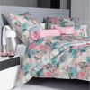 Janine Milano Mako-Satin Bettwäsche 155x220 Karo blau rosa Shabby 45003-02 Bild 2