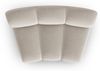 Micadoni Modul Armlos Lupine 1-Sitzer Large Samtstoff Salvador Beige Bild 4