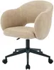 Vente-unique - ACACILIO Office chair Stoff Beige - B 58 cm x H 85 cm77 cm x L 56,5 cm Bild 3