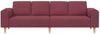 vidaXL Sofa Set, Stoff weinrot Bild 4