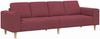 vidaXL Sofa Set, Stoff weinrot Bild 2