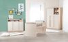 roba Kinderkleiderschrank Elva 3-türig mit offenen Fächern - Babyzimmer Schrank mit 2 Kleiderstangen & Einlegeböden - Schrank mit Soft-Close-Türen - Cashmere / Virginia Chestnut Bild 4