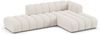 Micadoni Modulares Ecksofa offen Lupine 5-Sitzer Rechts Chenille Eden Helles Beige Bild 2