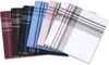 URAQT 12er Pack Herren Stoff Taschentücher Baumwolle 36cm x 36cm Bild 3