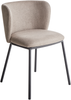 Esszimmerstuhl 2er Set MINA Stoff Taupe Bild 4