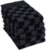 vidaXL 10-tlg. Handtuch-Set Schwarz und Grau Baumwolle 136285 Bild 4