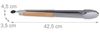 Relaxdays 4 x Edelstahl Grillzange mit Holzgriff Bild 5