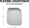 Hauck Wickelauflage Change N Clean, Keil Wickeltischunterlage 50x70 cm, Wickelmatte Schadstofffrei, Abwaschbar, Hygienisch, Wickelmulde bis 25 kg, Pflegeleicht (Sage) Bild 3