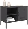 vidaXL TV-Schränke 2 Stk. Schwarz 68x39x50,5 cm Stahl 842995 Bild 4