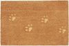 Ib Laursen - Fußmatte Türmatte Fußabtreter Hundepfoten Natur Kokos PVC 2809-00 Bild 3