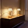 2x LED Tischleuchte, Messing, Kristall-Effekt, Touch, Dimmer Bild 2