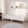 vidaXL Tagesbett mit Matratze 90x200 cm Weiß Kiefer Massivholz [3083595] Bild 4