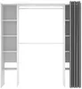 Vente-unique - Kleiderschrank Kleiderschranksystem - B. 110/180 cm - Weiß & Grau - DORIAN Bild 3