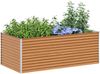 vidaXL Hochbeet Hellbraun 195 x 100 x 68 cm Verzinkter Stahl 42017367 Bild 3