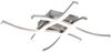 LED Deckenleuchte ROUTE 4 flammig Metall Silber Neutralweiß, Breite 46cm Bild 2