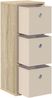 vidaXL Sideboard mit Schubladen Sonoma-Eiche 25,5 x 22 x 69,5 cm 8000550 Bild 4