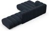 Micadoni Modulares Ecksofa offen Lupine 5-Sitzer Links Chenille Eden Marineblau Bild 4