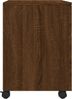vidaXL Mobiler Aktenschrank mit Rollen Braun Eichen-Optik 45x38x54 cm 817137 Bild 5