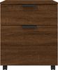 vidaXL Mobiler Aktenschrank mit Rollen Braun Eichen-Optik 45x38x54 cm 817137 Bild 3