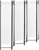 Raumteiler Saragossa 6-teilig 240x171 cm Weiß en. casa Bild 2