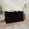 vidaXL Truhe Schwarz 70x40x38 cm Holzwerkstoff 816505 Bild 3