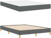 vidaXL Boxspringbett mit Matratze Dunkelgrau 160 x 200 cm Stoff 3398578 Bild 5