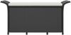 vidaXL Gartenbank mit Kissen Schwarz 116x46x57 cm Poly Rattan 363417 Bild 4