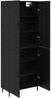 vidaXL Highboard 2 pcs Schwarz Eichen-Optik Engineered Wood und Glas 3416103 Bild 5