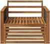 vidaXL Outdoor Mittelsofa Massivholz Akazie Natur 3438933 Bild 3