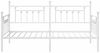 vidaXL Tagesbettrahmen Weiß 100 x 190 cm Stahl 42002674 Bild 5
