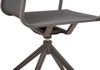 Gartenstuhl EMMA 2er Set - Kunststoff Anthrazit 95x54x63cm | Drehstuhl Essstuhl Terrassenstuhl Bild 5