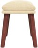 vidaXL Fußhocker Creme 45 x 29,5 x 39 cm Stoff [341459] Bild 4