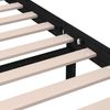 vidaXL Massivholzbett Schwarz 150x200 cm 5FT King Size [3101162] Bild 3